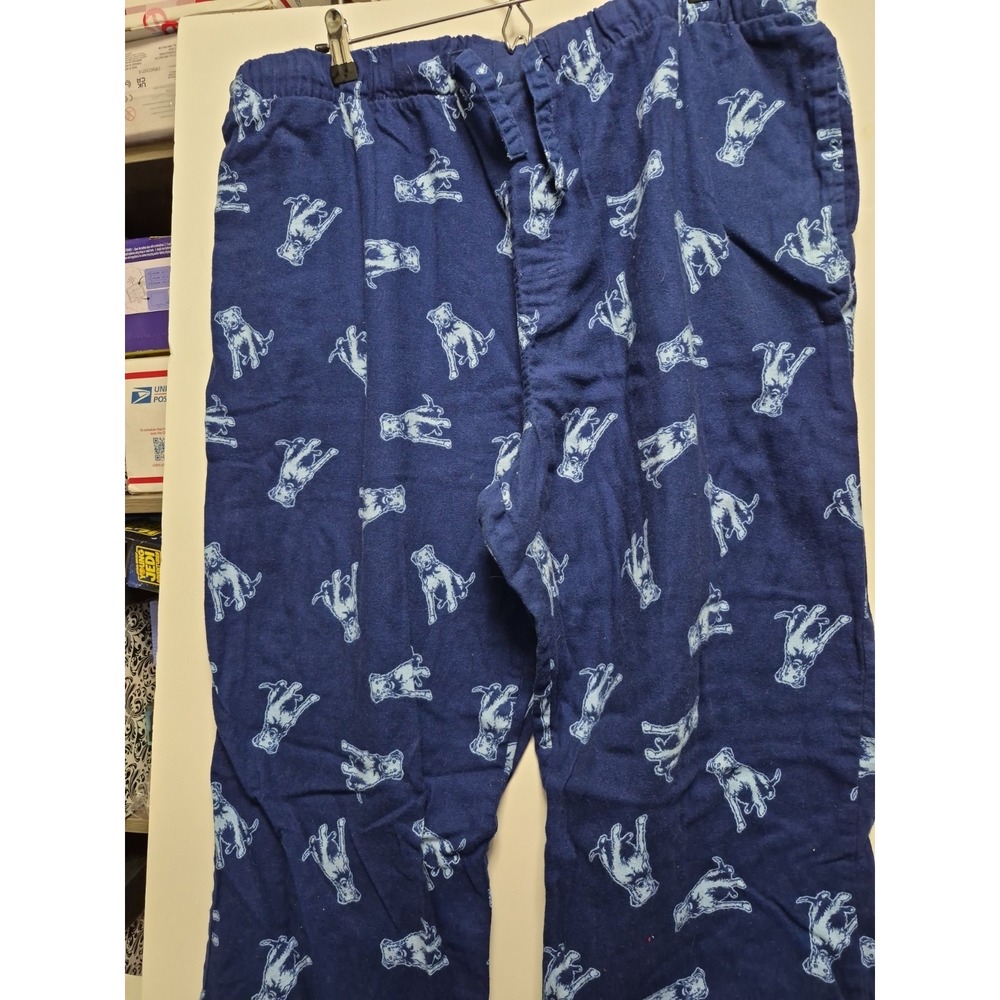 Old Navy BLUE Dog Pajamas Size XL With Side Pockets